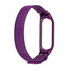 Ремешок Миланская петля для Xiaomi Mi Band 3/ 4 фиолетовый Ремешок Миланская петля для Xiaomi Mi Band 3/ 4 фиолетовый