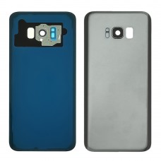 Заднее стекло корпуса для Samsung G955F Galaxy S8 Plus со стеклом камеры серебристый (серебристое)