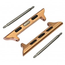 Переходник на универсальный ремешок для Apple Watch 38mm/ 40mm на шпильке розово-золотистый