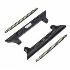 Переходник на универсальный ремешок для Apple Watch 42mm/ 44mm на шпильке чёрный