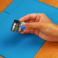 Микроскоп карманный N0.9882, в чехле, c LED и UV подсветкой, кратность увеличения 60X Микроскоп карманный N0.9882, в чехле, c LED и UV подсветкой, кратность увеличения 60X