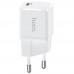 Сетевое зарядное устройство Hoco N10 Type-C PD 20W белое