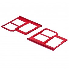 Держатель для SIM карты для Samsung A315/A405/A415 Galaxy A31/A41 (2020)/A40 (2019) Prism Crush красный красный