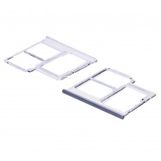 Держатель для SIM карты для Samsung A315/A415 Galaxy A31/A41 (2020) Prism Crush белый серебристый