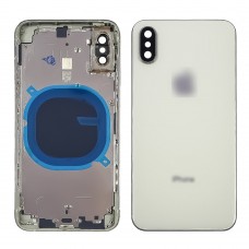 Корпус для Apple iPhone XS серебристый (серебристый)