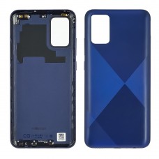 Задняя крышка для Samsung A025 Galaxy A02S (2021) синий (синяя)