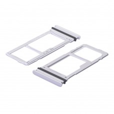 Держатель для SIM карты для Samsung A525/ A725 Galaxy A52/ A72 (2021) Awesome белый светло-серебристый