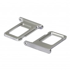 Держатель для SIM карты для Apple iPhone XR белый серебристый