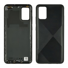 Задняя крышка для Samsung A025 Galaxy A02S (2021) черный (чёрная)