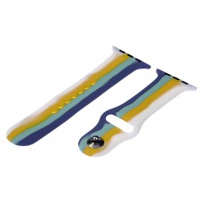 Ремешок силиконовый Rainbow для Apple Watch Sport Band 38/ 40mm цвет 02 размер L Ремешок силиконовый Rainbow для Apple Watch Sport Band 38/ 40mm цвет 02 размер L