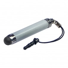 Стилус-брелок ёмкостный , выдвижной, белый