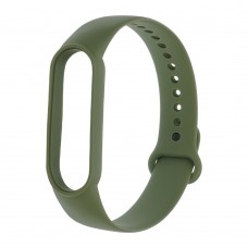 Ремешок силиконовый для Xiaomi Mi Band 5/ 6 цвет 24 зелёный Ремешок силиконовый для Xiaomi Mi Band 5/ 6 цвет 24 зелёный