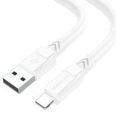 Кабель Borofone BX81 USB to Lightning 1m белый