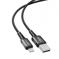 Кабель Acefast C1-02 USB to Lightning 1.2m черный
