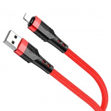 Кабель Borofone BU35 USB to Lightning 1.2m красный