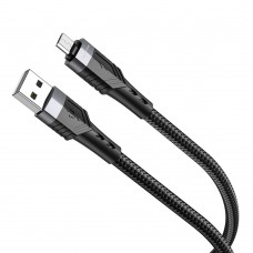 Кабель Borofone BU35 USB to MicroUSB 1.2m черный