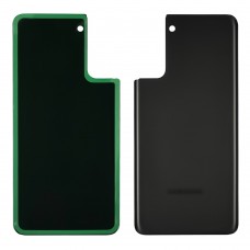Заднее стекло корпуса для Samsung G996 Galaxy S21 Plus черный (чёрное)