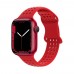 Ремешок силиконовый Hoco iWatch WA08 honeycomb 42/ 44/ 45/ 49mm big красный
