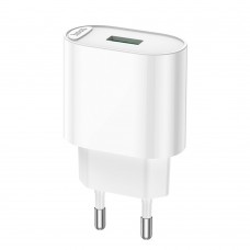 Сетевое зарядное устройство Hoco C109A USB QC 18W белое Сетевое зарядное устройство Hoco C109A USB QC 18W белое