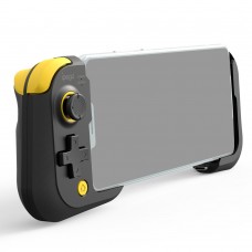 Геймпад Ipega PG-9211B с поддержкой Android/ IOS чёрно-желтый в комплекте с кейсом на карабине