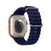 Ремешок силиконовый Hoco iWatch WA12 marine double buckle 42/ 44/ 45/ 49mm синий