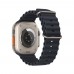 Ремешок силиконовый Hoco iWatch WA12 marine double buckle 42/ 44/ 45/ 49mm midnight синий