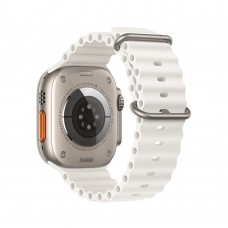 Ремешок силиконовый Hoco iWatch WA12 marine double buckle 38/ 40/ 41mm белый