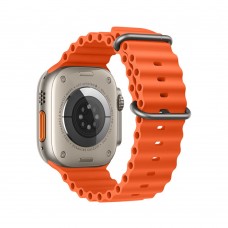 Ремешок силиконовый Hoco iWatch WA12 marine double buckle 38/ 40/ 41mm оранжевый