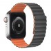 Ремешок силиконовый Hoco iWatch WA07 magnetic 38/ 40/ 41mm grey оранжевый