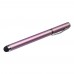 Стилус ёмкостный , с шариковой ручкой, металлический, сиреневый