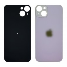 Заднее стекло корпуса для Apple iPhone 14 Plus фиолетовый (фиолетовое) (Big Hole)