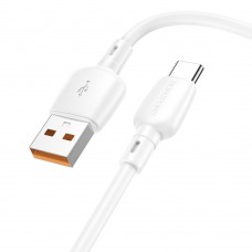 Кабель Borofone BX93 USB to Type-C QC 100W 1m белый