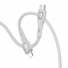 Кабель Borofone BX98 Type-C to Lightning PD 27W 1m grey
