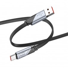 Кабель Hoco U119 USB to Type-C QC 27W 1.2m черный