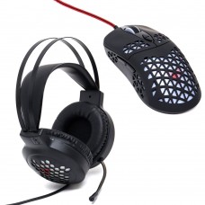 Комплект мышь и наушники Jedel CP-06 чёрный