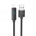Кабель Hoco U127 с дисплеем USB to Lightning 1.2m черный