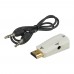Адаптер переходник HDMI - VGA (F) + AUX (3.5) белый