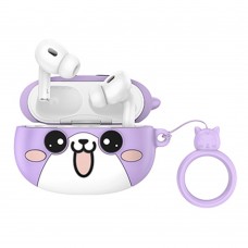 Беспроводные TWS наушники Hoco EW48 вакуумные фиолетовый cat