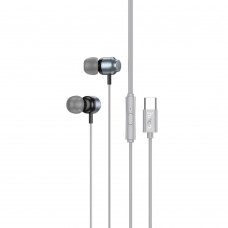 Наушники вакуумные Hoco M122 Type-C серый