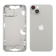 Корпус для Apple iPhone 14 Plus Starlight (белый) с рамкой