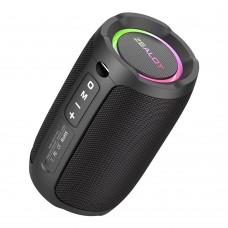 Портативная bluetooth колонка ZEALOT S49 с LED подсветкой черный