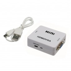 Конвертер HDMI to VGA белый