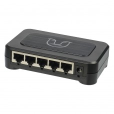 Коммутатор Alfa S805 switch 10/100/1000Mbps 5 портов черный