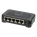 Коммутатор Alfa S805 switch 10/100/1000Mbps 5 портов черный