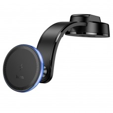Автодержатель Hoco HW25 магнитный с беспроводной зарядкой черный Автодержатель Hoco HW25 магнитный с беспроводной зарядкой черный