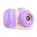 Детский фотоаппарат Hoco DV201 с двумя камерами розовый