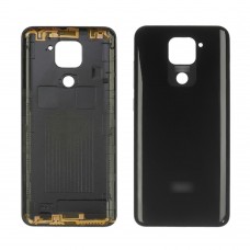 Задняя крышка для Xiaomi Redmi Note 9 черный (чёрная)