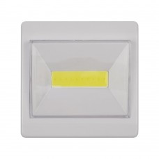 LED светильник магнитный со скотчем, питание от батареек ААА белый