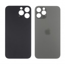 Заднее стекло корпуса для Apple iPhone 13 Pro Graphit (серое) маленький вырез под камеру
