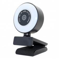 Веб-камера A06 2K с автофокусом и подсветкой Веб-камера A06 2K с автофокусом и подсветкой